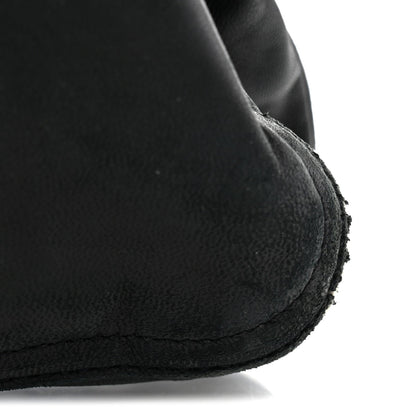 Nappa Pocket Satchel Black