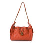 Caviar Quilted Mini Chanel 25 Handbag Dark Orange