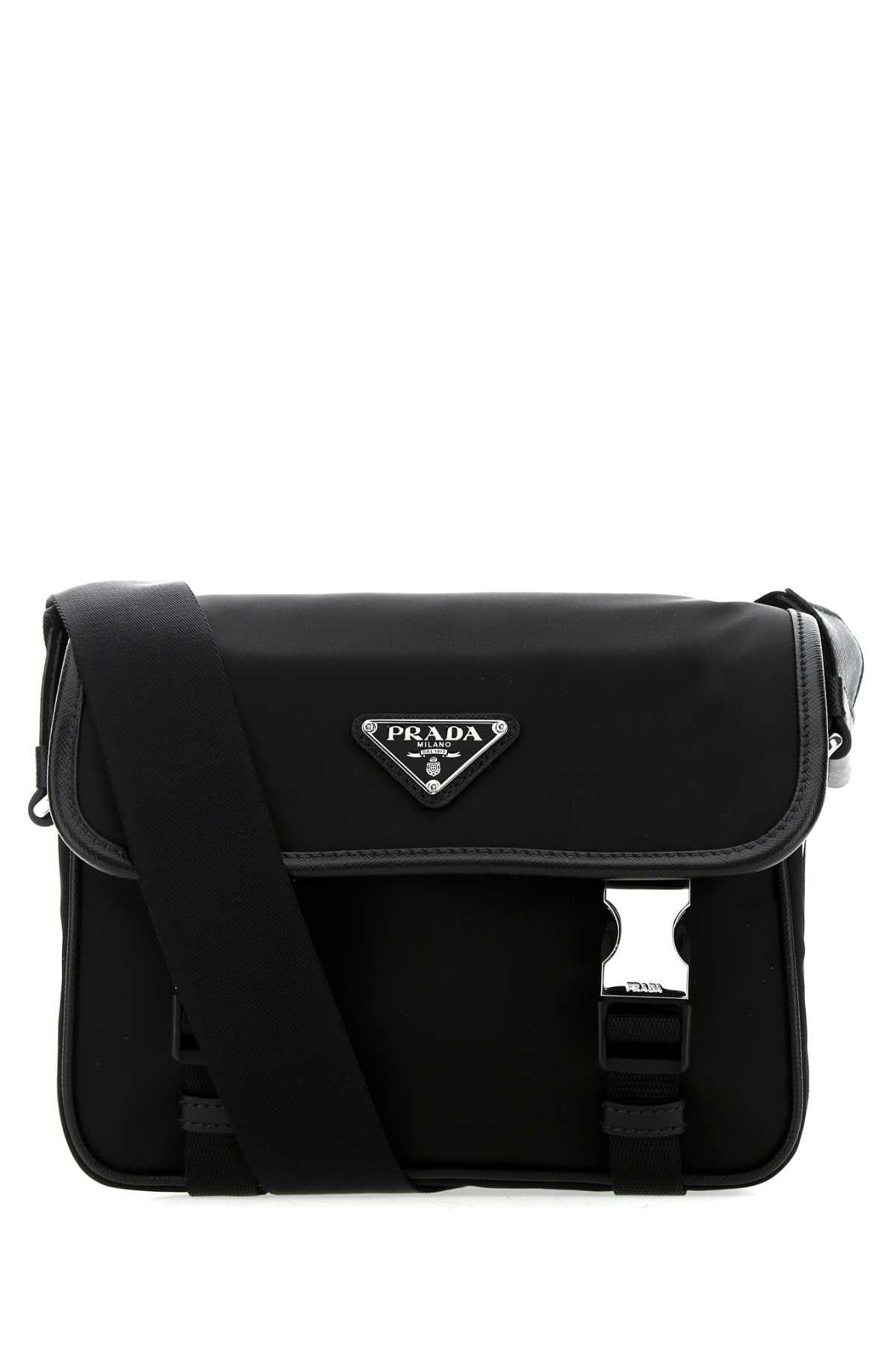 Prada Men Black Re-Nylon Crossbody Bag