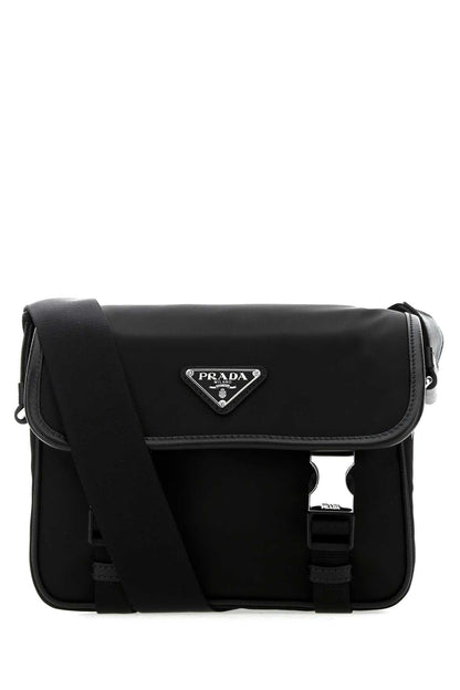 Prada Men Black Re-Nylon Crossbody Bag