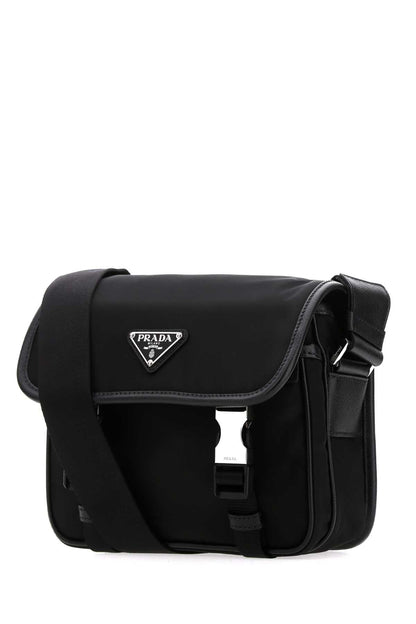 Prada Men Black Re-Nylon Crossbody Bag