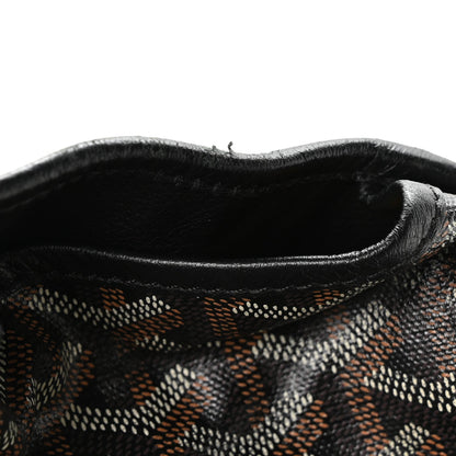 Goyardine Saint Leger Soft Briefcase Backpack Black