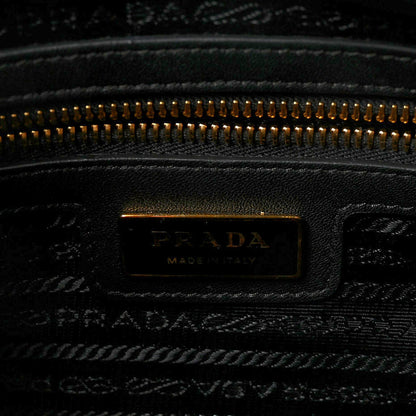 Re-Nylon Saffiano Medium Re-Edition 1978 Top Handle Bag Black