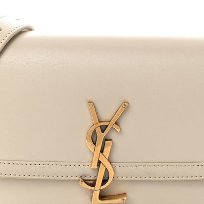 Smooth Calfskin Small Solferino Satchel Ivory