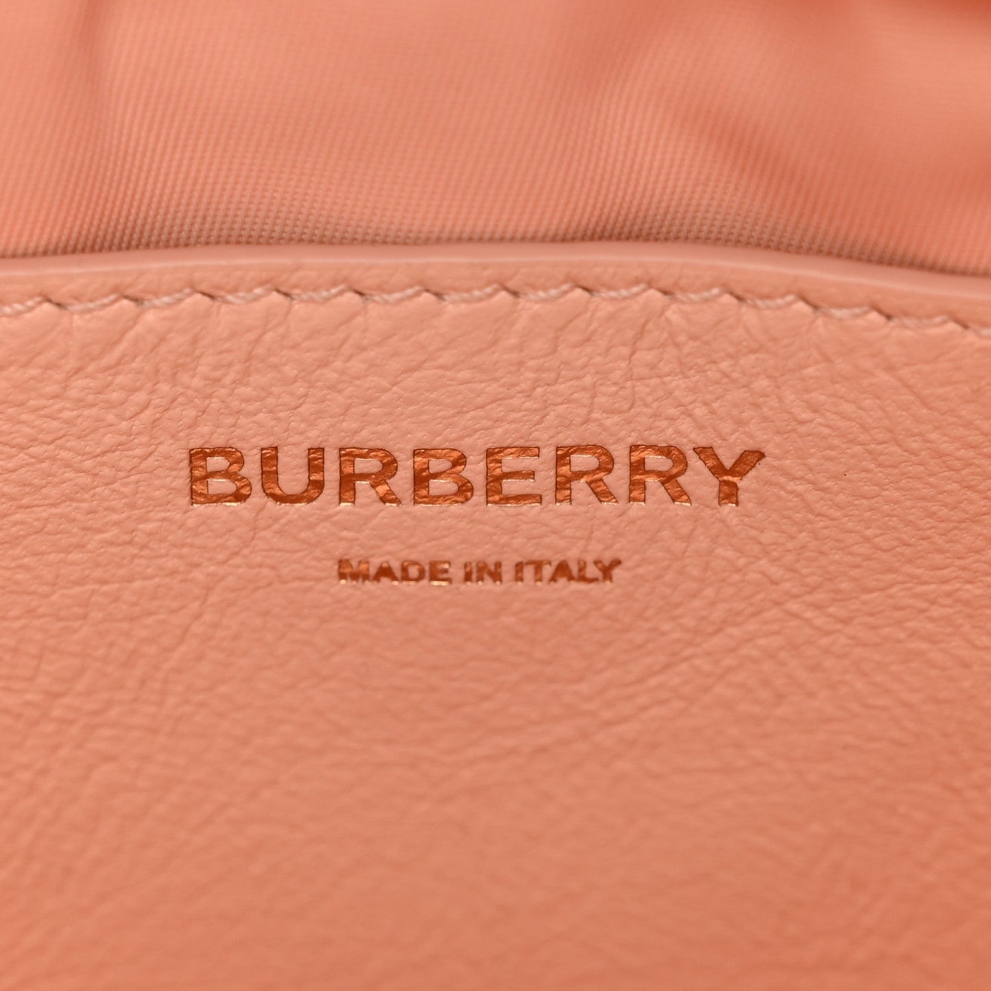 Lambskin Quilted Mini Lola Camera Bag Peach