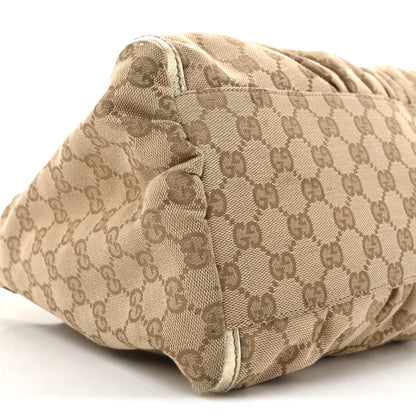 Monogram Large D Gold Hobo Gold