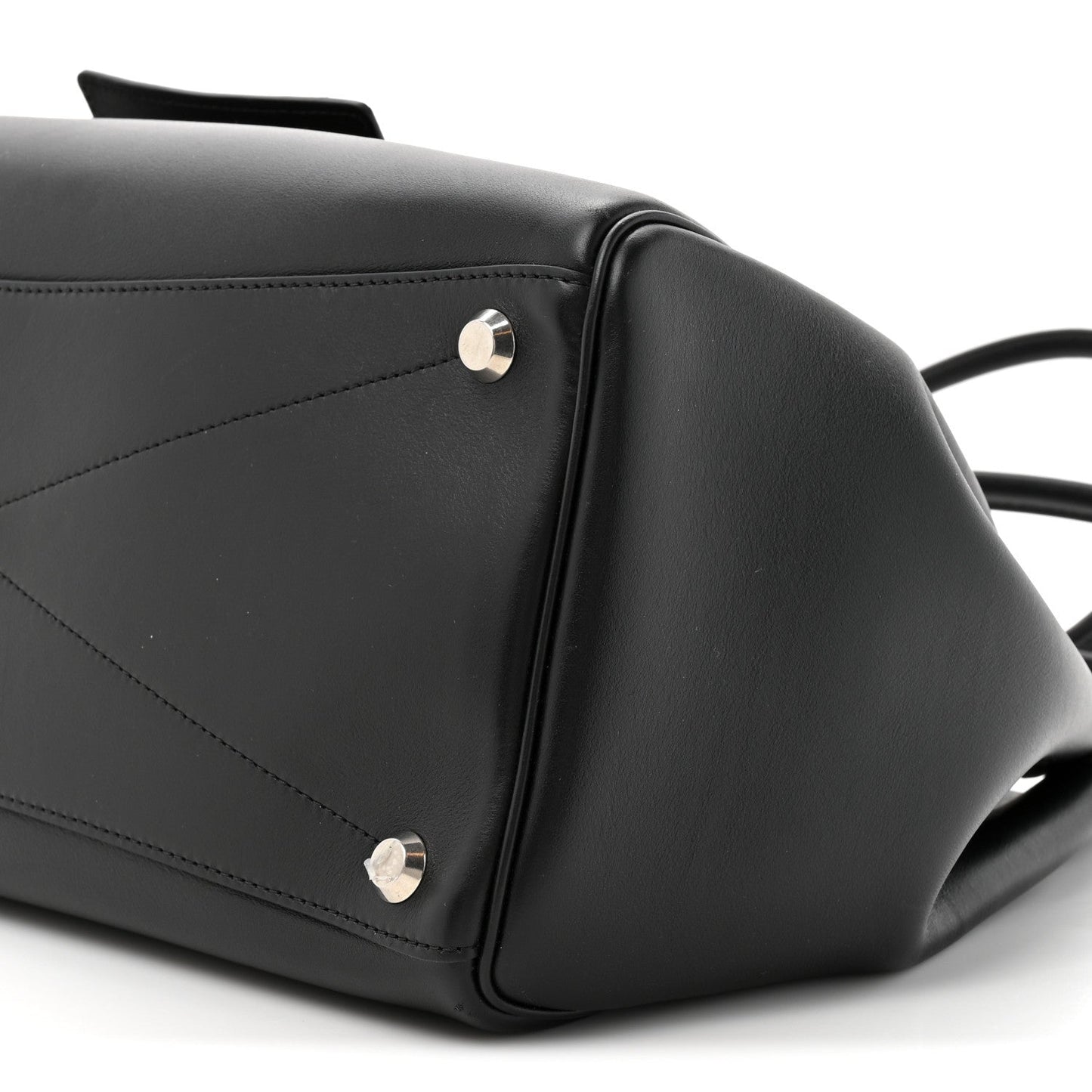 Smooth Calfskin Medium Bel Air Carry All Bag Black
