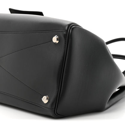 Smooth Calfskin Medium Bel Air Carry All Bag Black