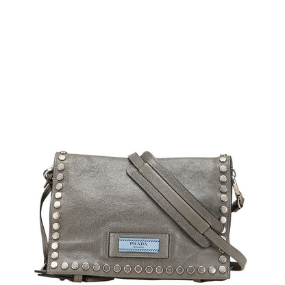 Prada Etiquette Leather Shoulder Bag