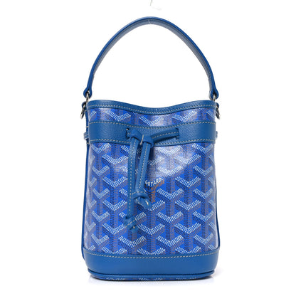 Goyardine Petit Flot Mini Bucket Bag Sky Blue