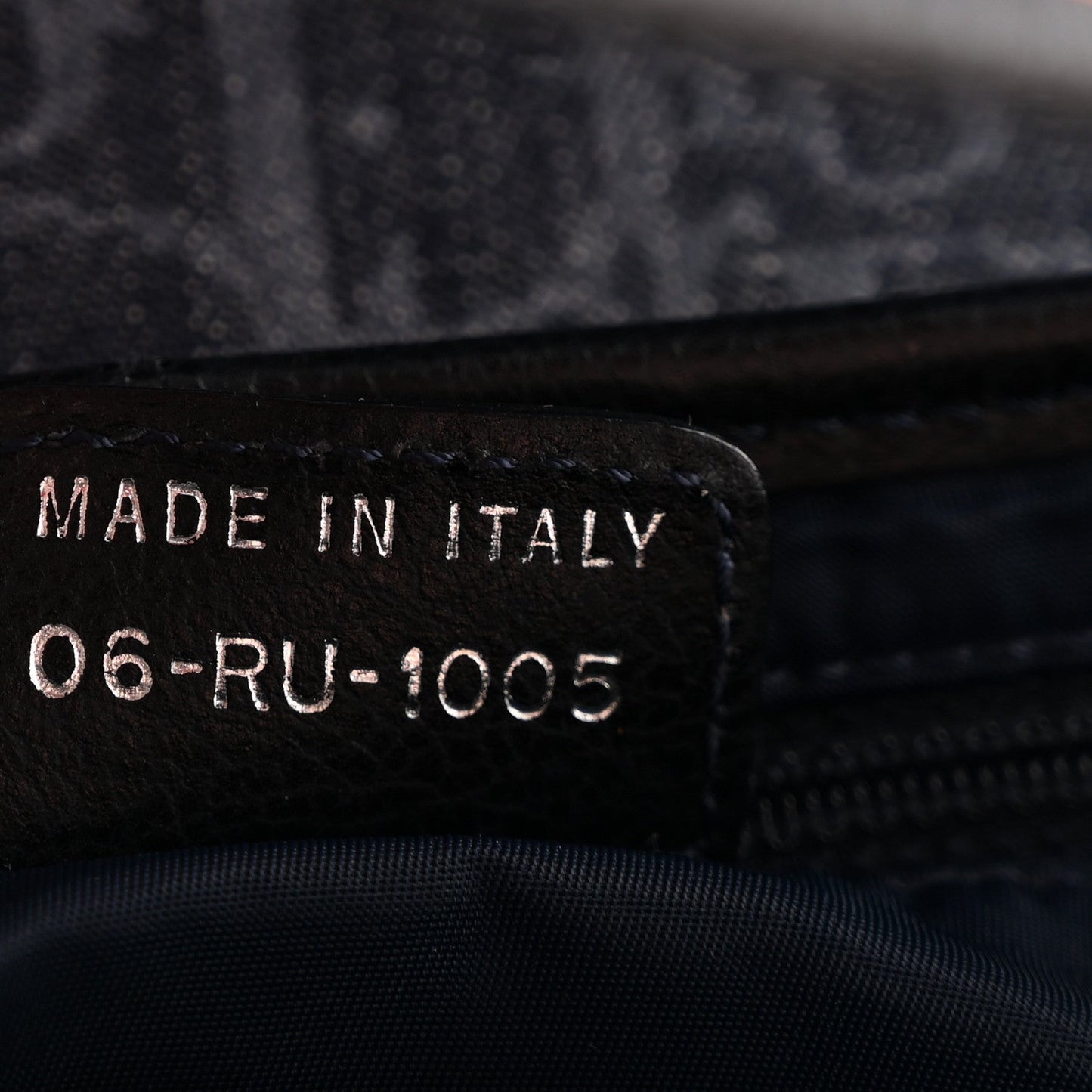 Denim Monogram Flight Saddle Bag