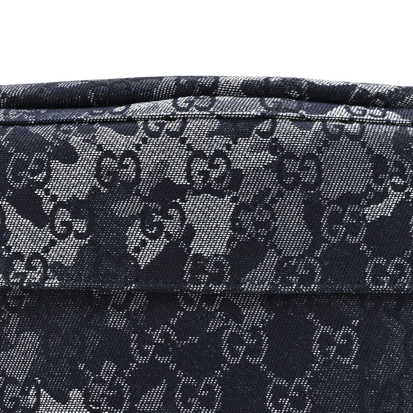 Denim GG Monogram Camouflage Belt Bag Blue