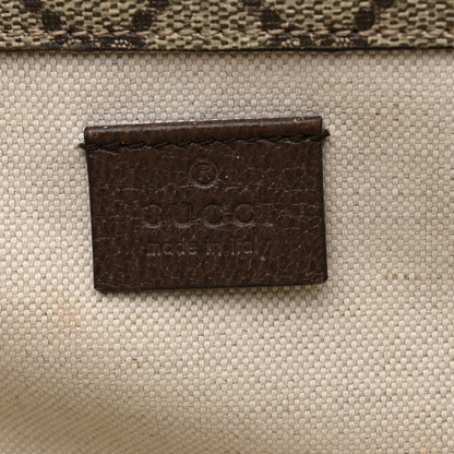 GG Supreme Monogram Web Small Neo Vintage Double Flap Messenger Bag Beige New Acero
