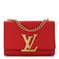 Calfskin Chain Louise MM Red