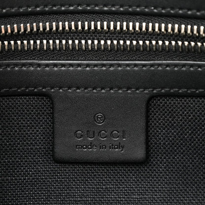 Soft GG Supreme Monogram Web Belt Bag Black Grey