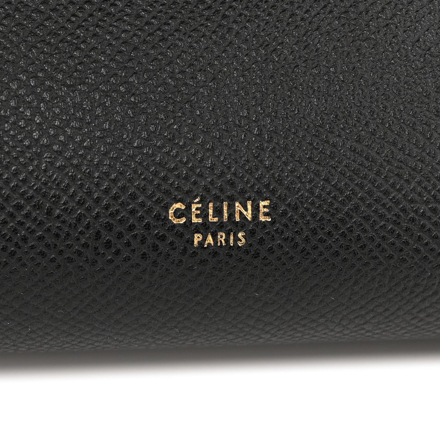 Grained Calfskin Mini Belt Bag Black