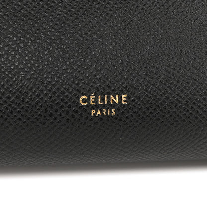Grained Calfskin Mini Belt Bag Black