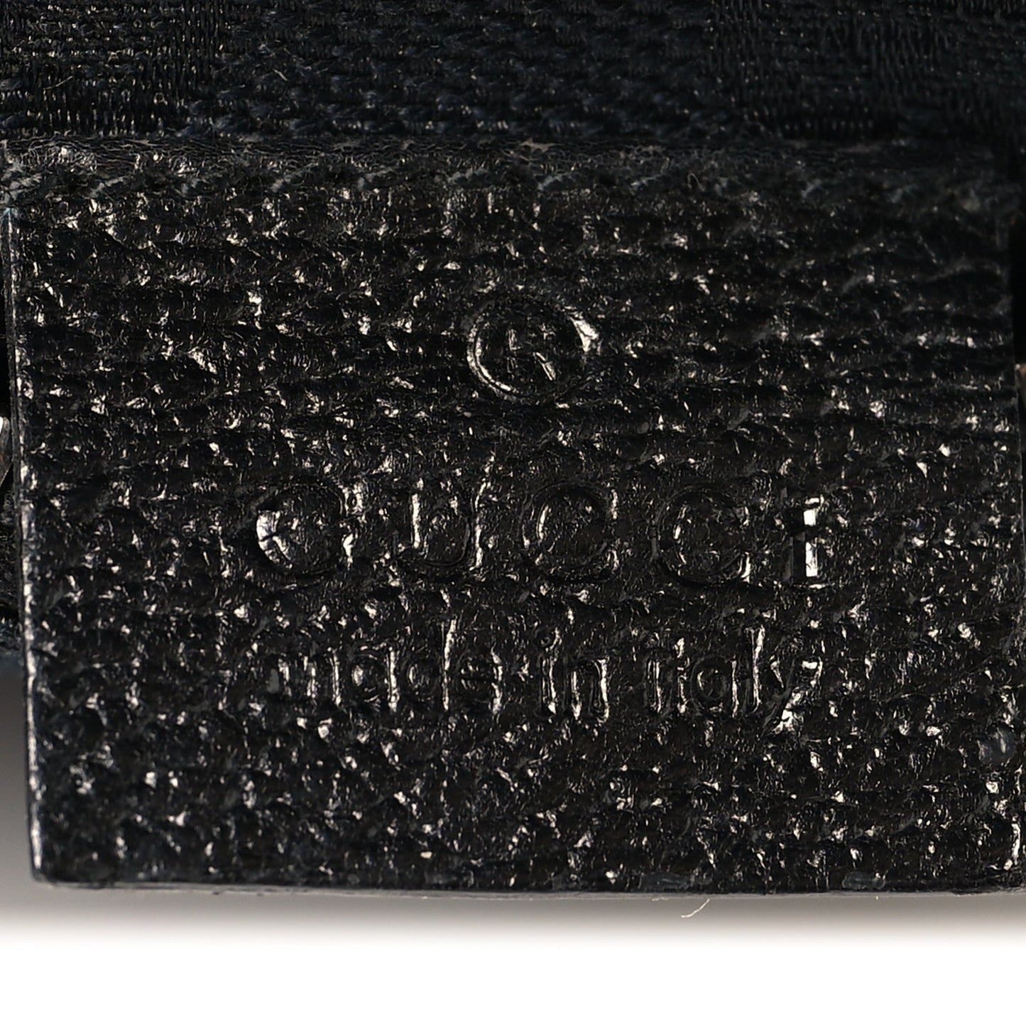 GG Monogram Double Pocket Belt Bag Black