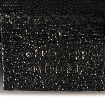 GG Monogram Double Pocket Belt Bag Black