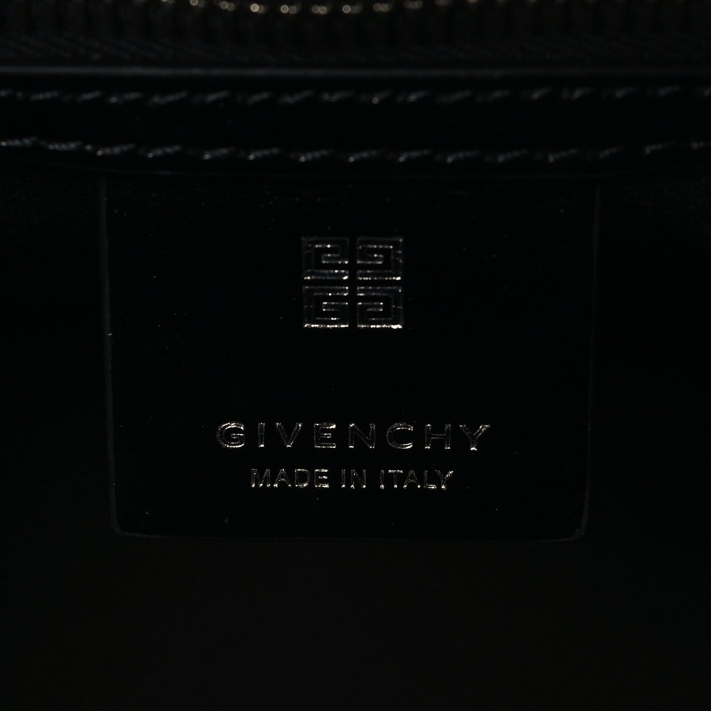 Shiny Lord Calfskin Mini Antigona Black
