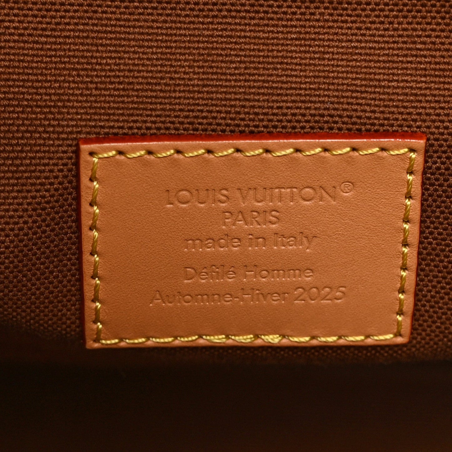 Monogram Landscape Shopper Tote MM Brown