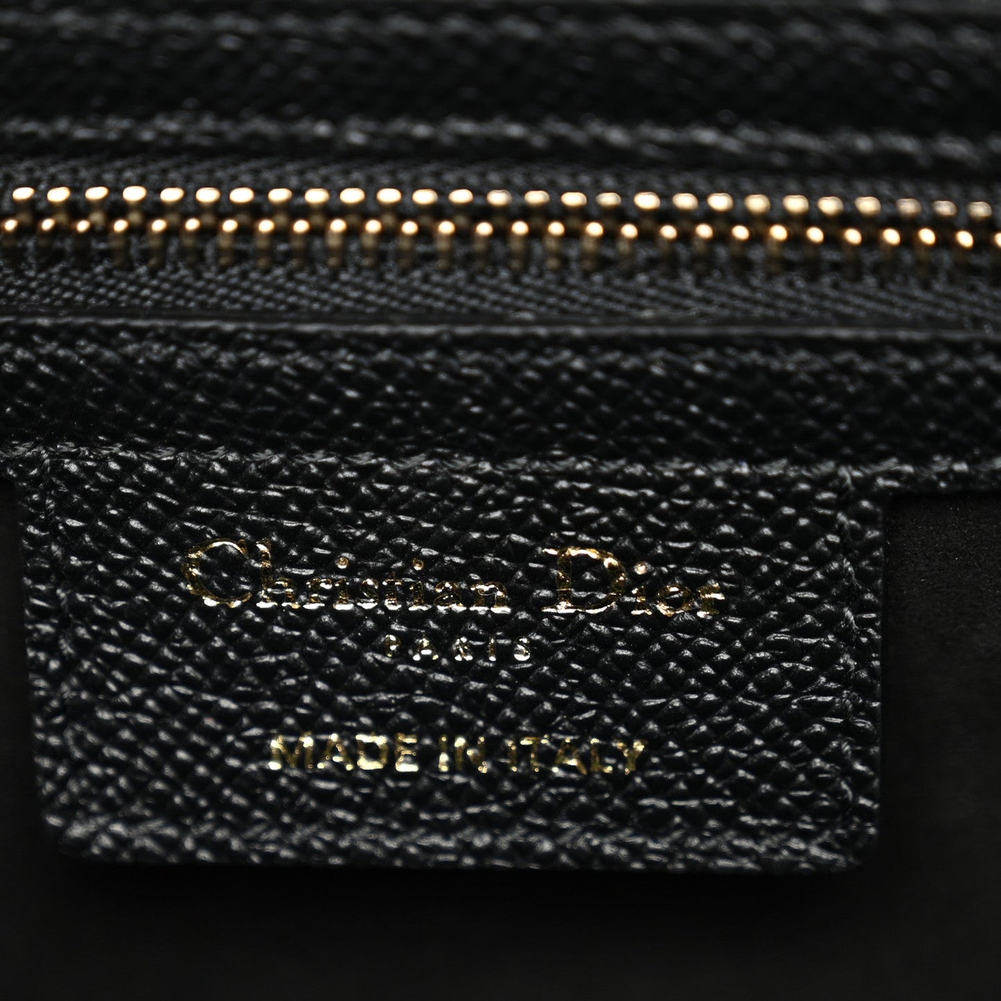 Grained Calfskin Saddle Bag With Strap Black