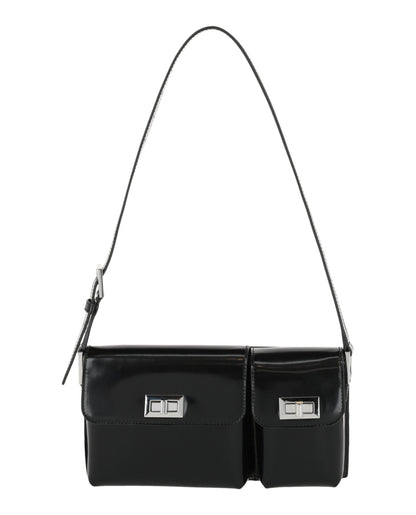 ByFar Womens Billy Patent Shoulder Bag