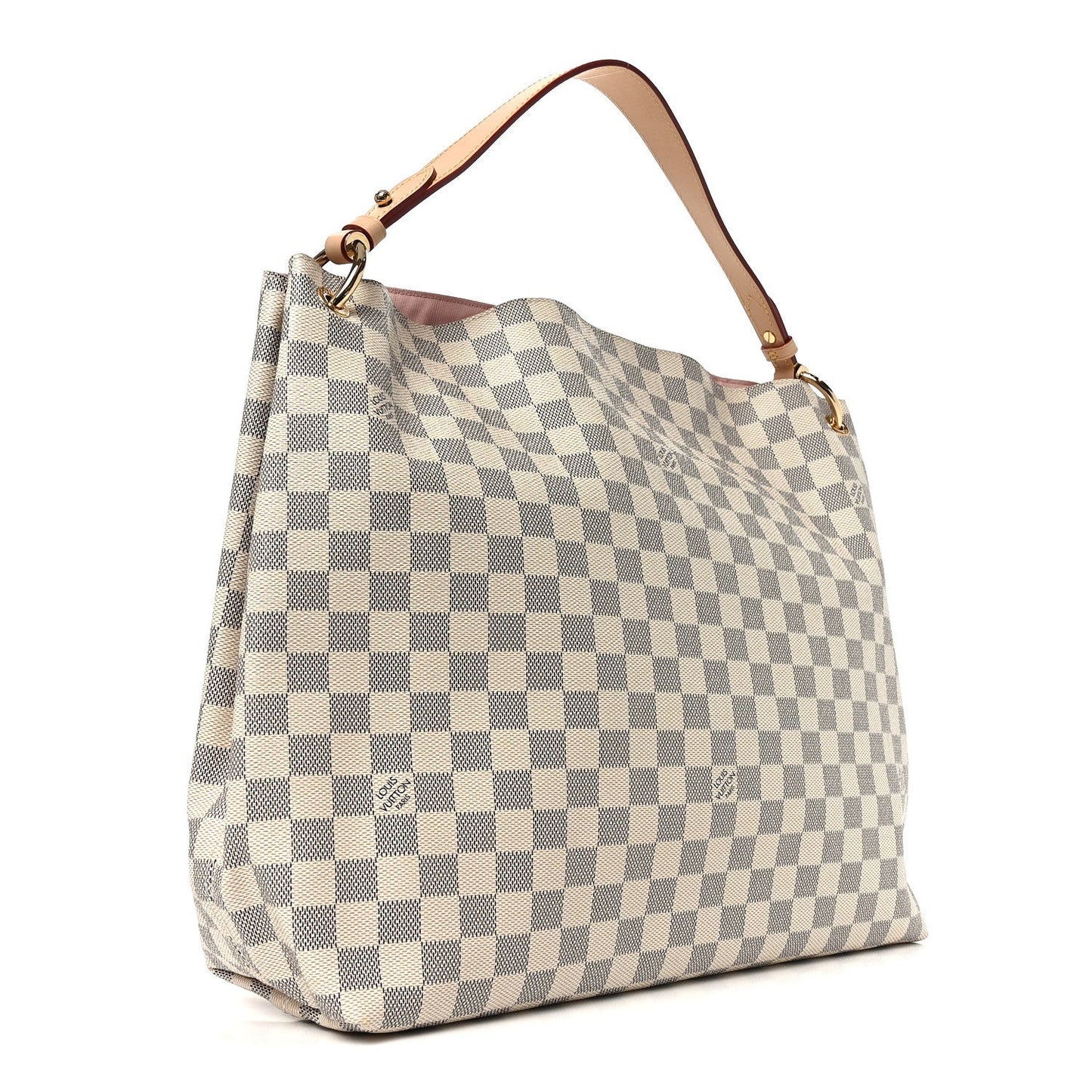Damier Azur Graceful MM Rose Ballerine