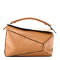 Calfskin Large Puzzle Bag Warm Desert