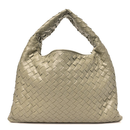 Calfskin Intrecciato Small Hop Travertine
