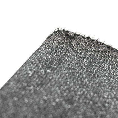 Glitter Fabric Erica Chain Clutch  Anthracite