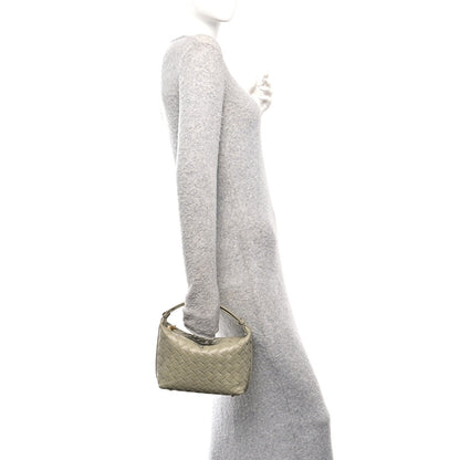 Calfskin Nappa Intrecciato Mini Wallace Travertine
