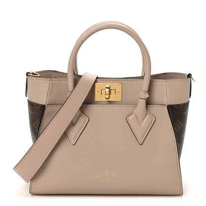 Calfskin Monogram On My Side PM Greige