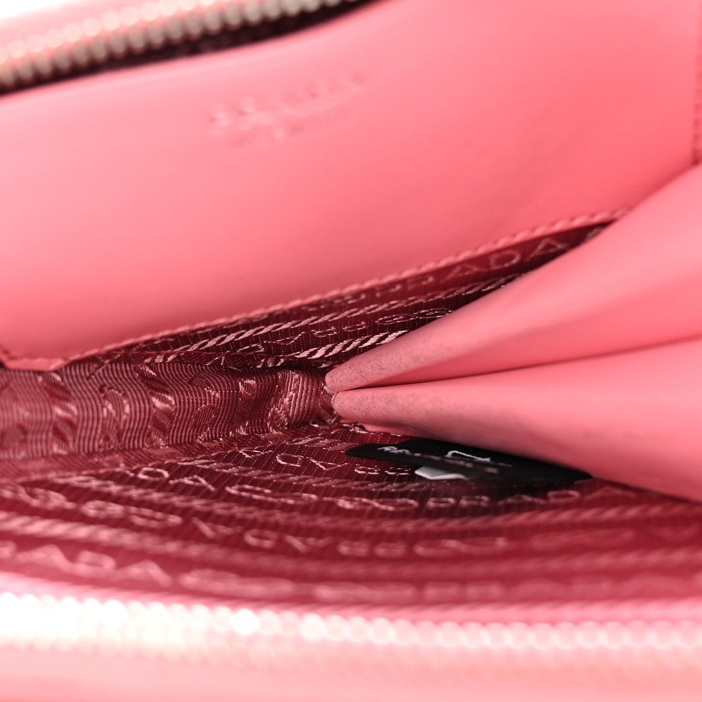 Saffiano Mini Triangle Crossbody Pouch Petalo