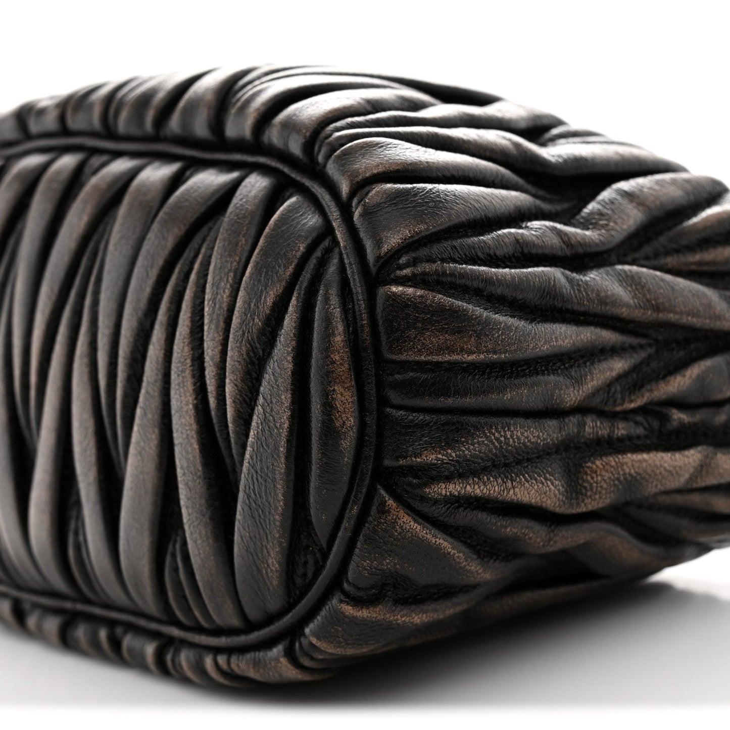 Nappa Matelasse Pouch Sand Coffee