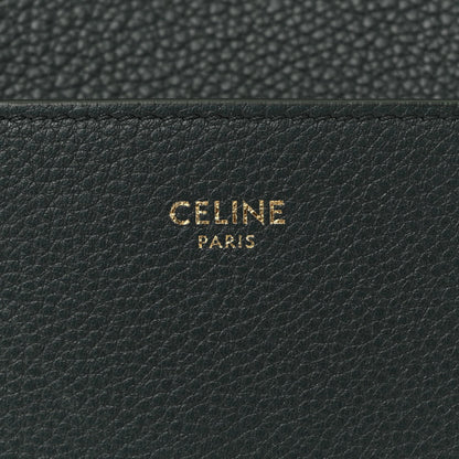 Soft Grained Calfskin Sangle Bucket Bag Amazone