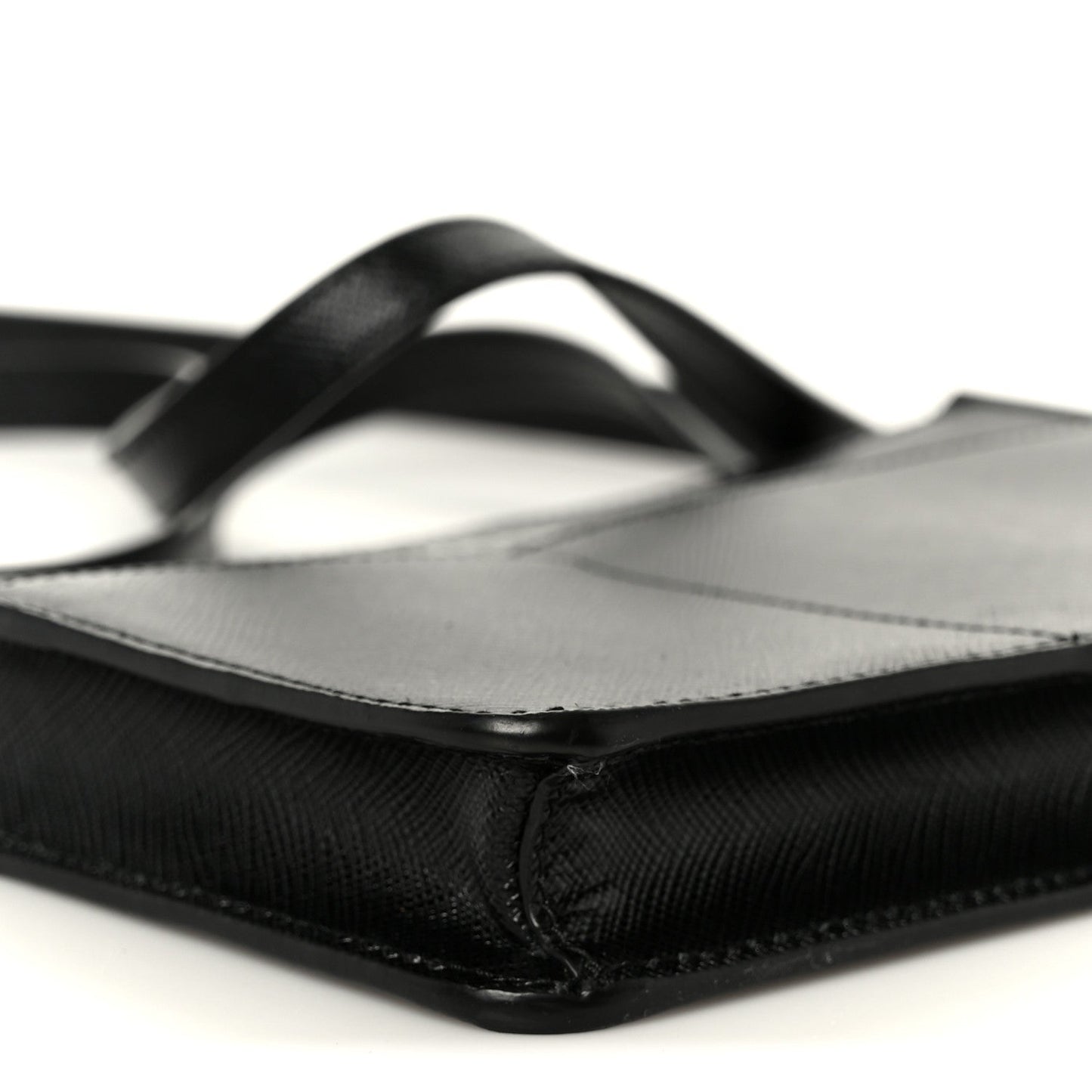 Saffiano Crossbody Bag Black