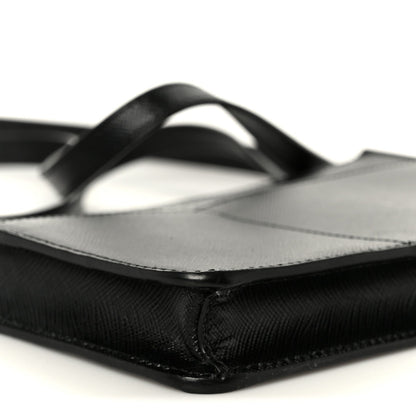 Saffiano Crossbody Bag Black