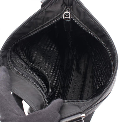 Prada TESSUTO SAFFI Nylon Saffiano Leather Shoulder Bag