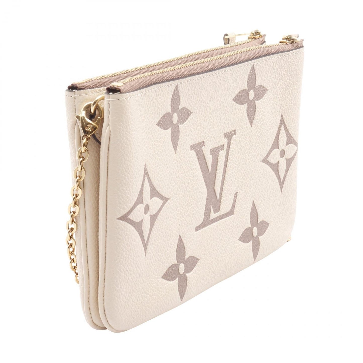 Louis Vuitton Pochette Double Zip Monogram Empreinte 2way Shoulder Bag