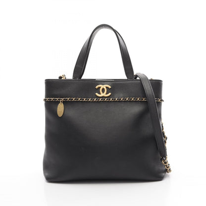 Chanel Coco Mark Matelassé Grained Calfskin Shoulder Bag