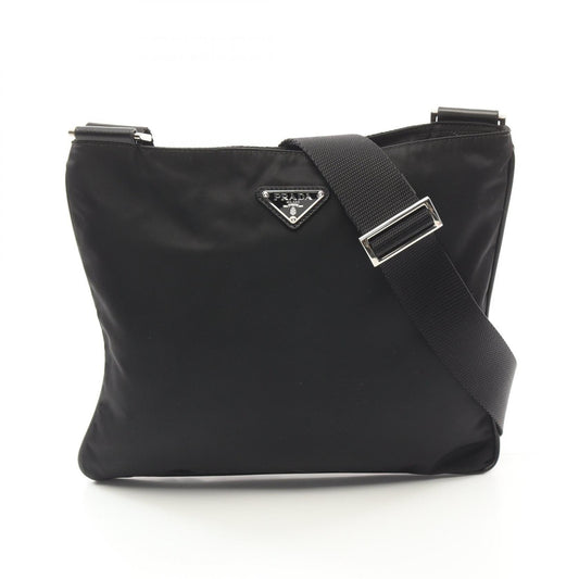 Prada TESSUTO+SAFFI Nylon Saffiano Leather Shoulder Bag
