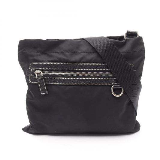 Prada Nylon Leather Shoulder Bag