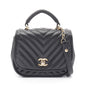 Chanel Chevron V Stitch Lambskin Shoulder Bag