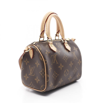 Louis Vuitton Nano Speedy Monogram Coated Canvas Shoulder Bag