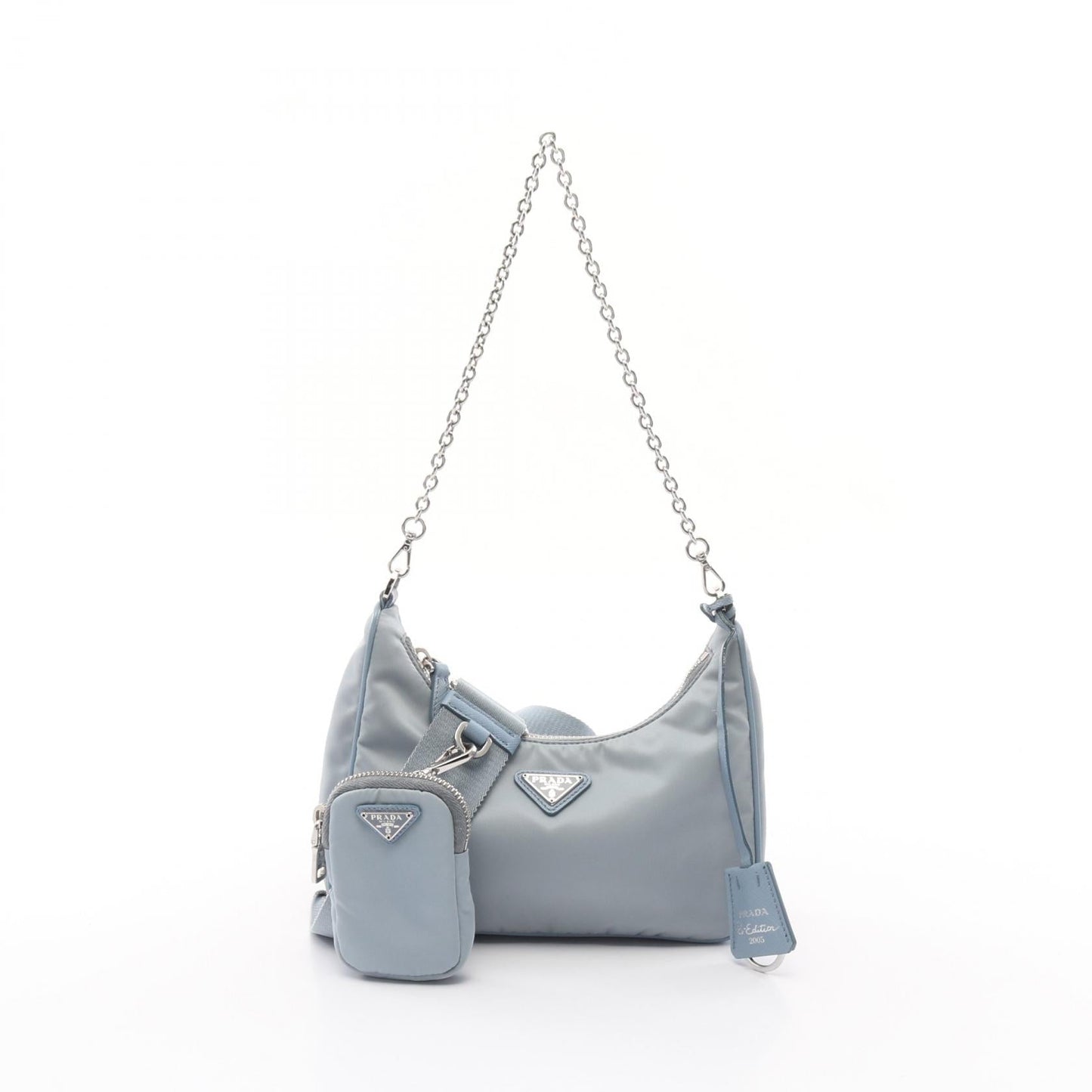 Prada Re-Edition 2005 Re-Nylon Saffiano Leather Shoulder Bag
