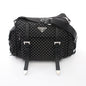 Prada Studs Nylon Leather Shoulder Bag