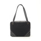 Chanel Chevron V Stitch Lambskin Cotton Jersey Shoulder Bag
