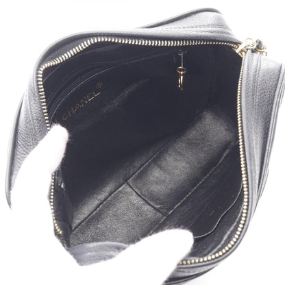 Chanel Triple Coco Mark Caviar Skin Shoulder Bag