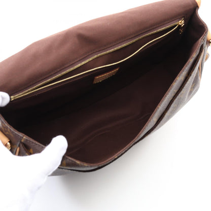Louis Vuitton Menilmontant Monogram Coated Canvas Shoulder Bag
